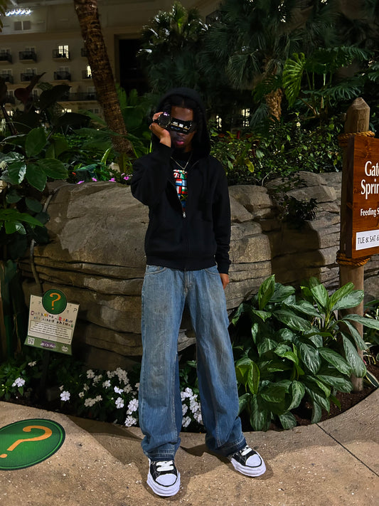 DOUBLE WAISTED JEANS