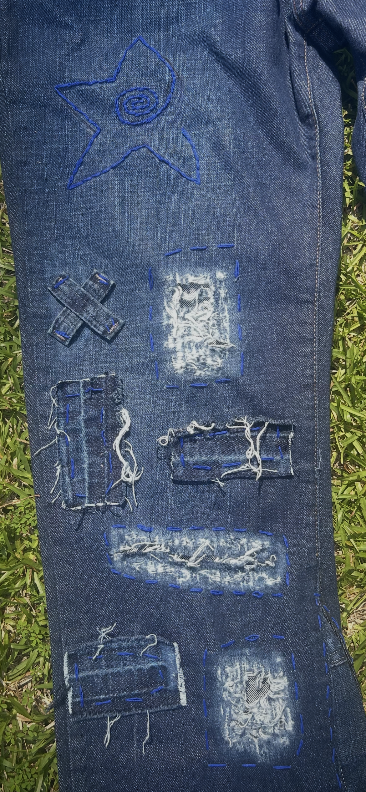 Fur Cuffed Denim