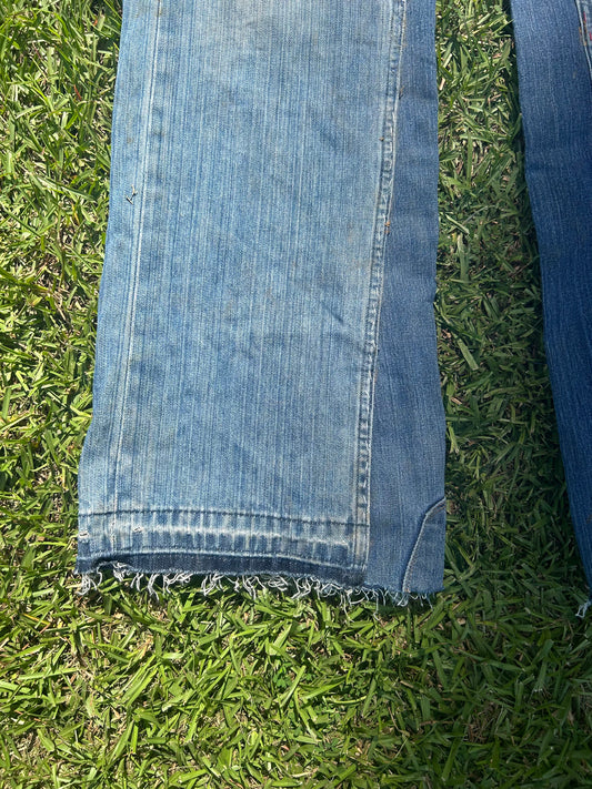 DOUBLE WAISTED JEANS